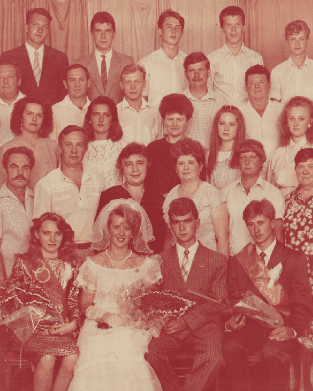 old family photo uncolored